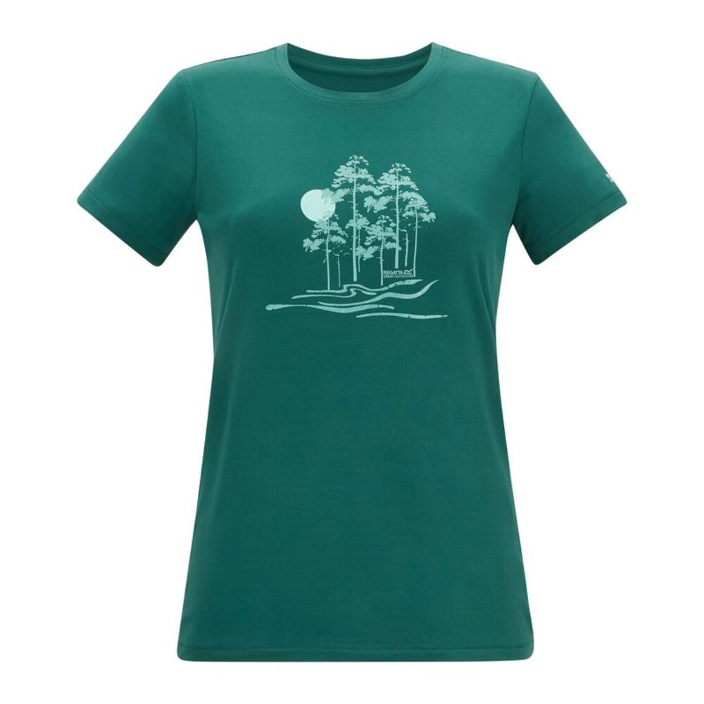 Regatta Womens/Ladies Fingal Shoreside Lake Stretch T-Shirt / Mediterranea
